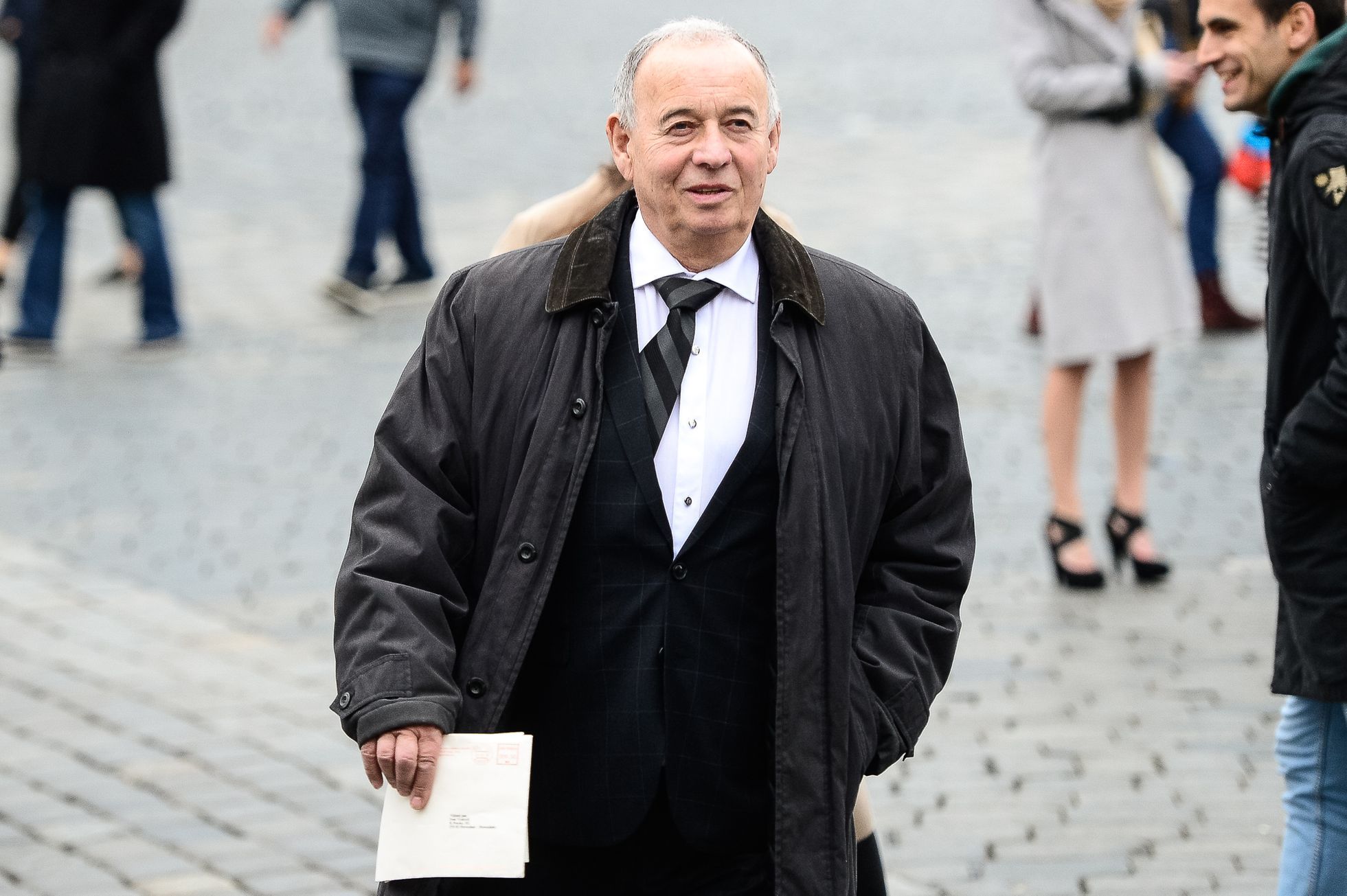 Oslava inaugurace Zemana a demonstrace za svobodná média na Václavském náměstí, Praha, 15.3.2018