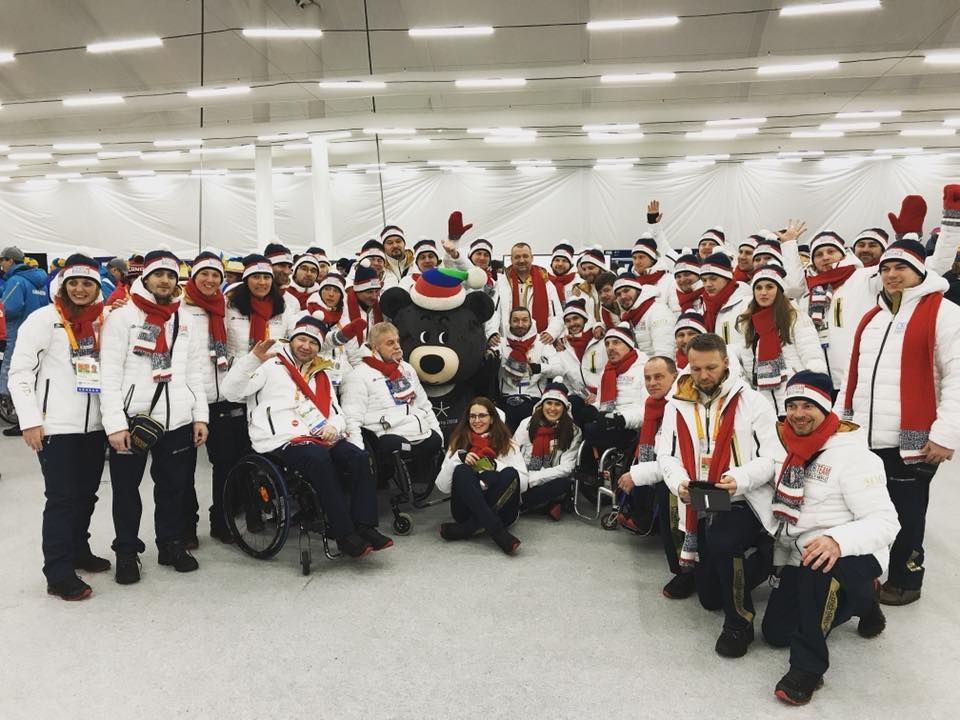 Český paralympijský tým na hrách v Pchjongčchangu 2018