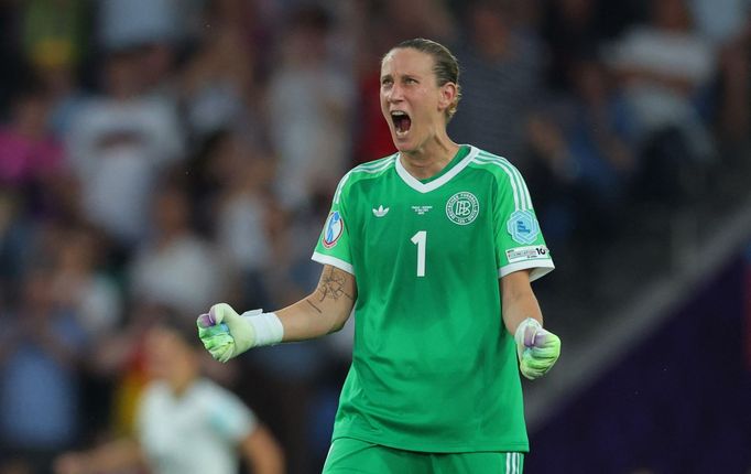 Radost Ann-Katrin Bergerové ve čtvrtfinále Eura