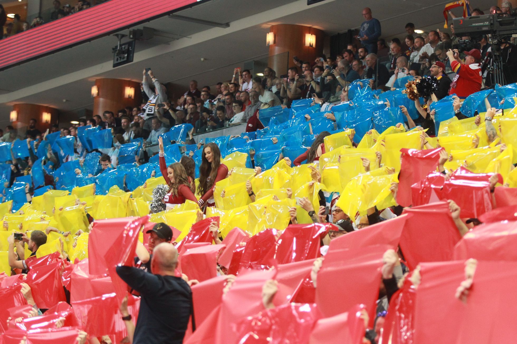 hokej, extraliga 2021/2022, finále, 6. zápas, Sparta - Třinec, fanoušci Sparty