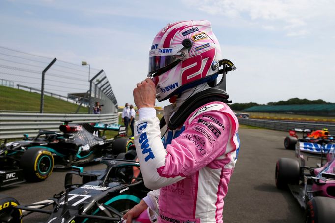 Nico Hülkenberg z Racing Pointu ve Velké ceně k výročí 70 let F1