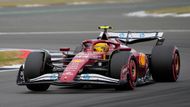 Lewis Hamilton,.Ferrari v kvalifikaci na VC Británie F1 2025