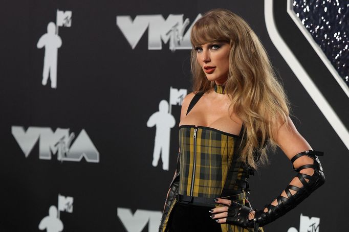 Zpěvačka Taylor Swift na cenách MTV Video Music Awards.