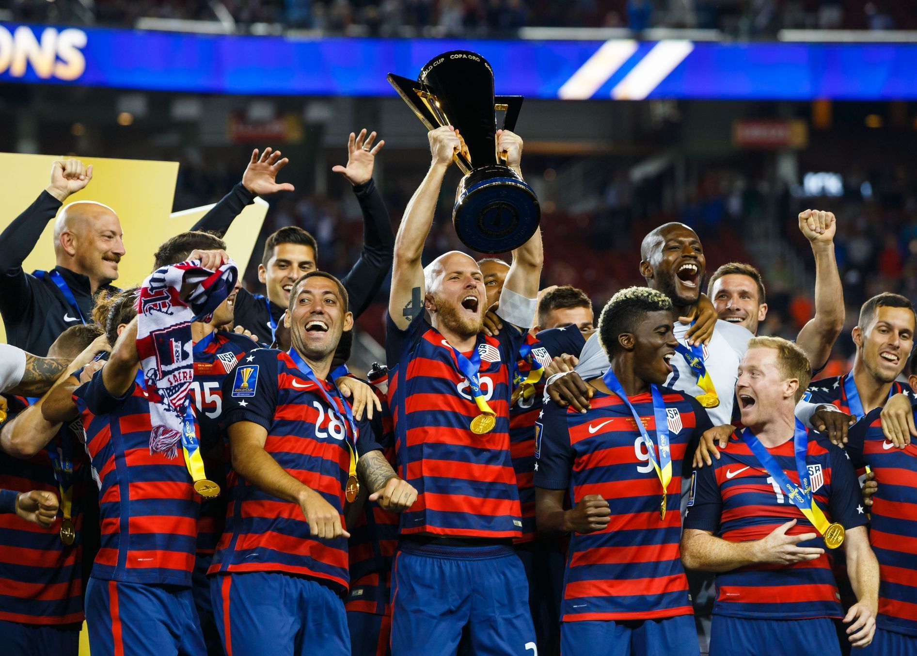 Fotbalisté USA, vítězové Zlatého poháru 2017