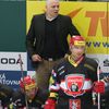 Hokej, extraliga, Slavia - Mountfield HK: trenér Peter Draisaitl