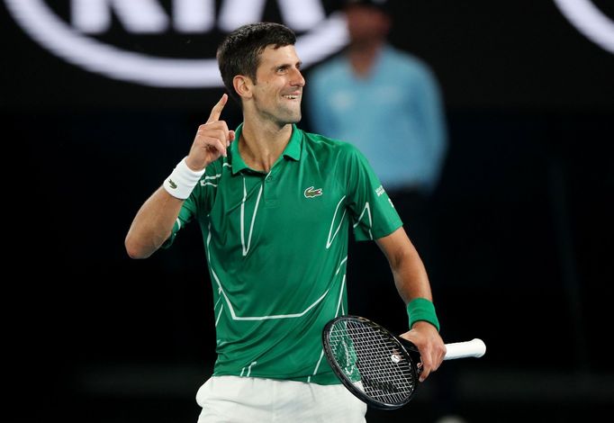 Novak Djokovič vs. Roger Federer, semifinále Australian Open 2020