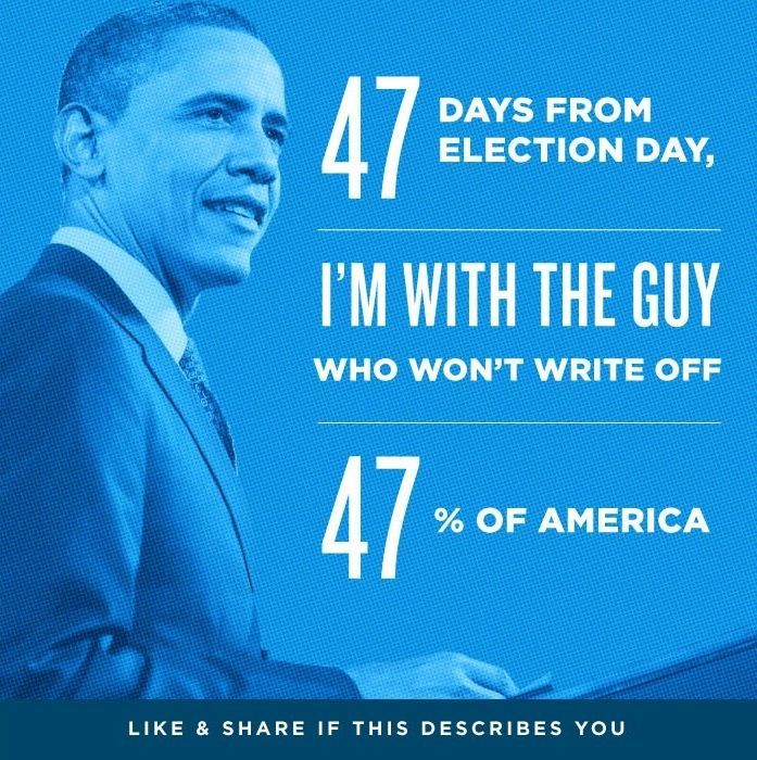 Americké volby - kampaň - Obama a 47 %