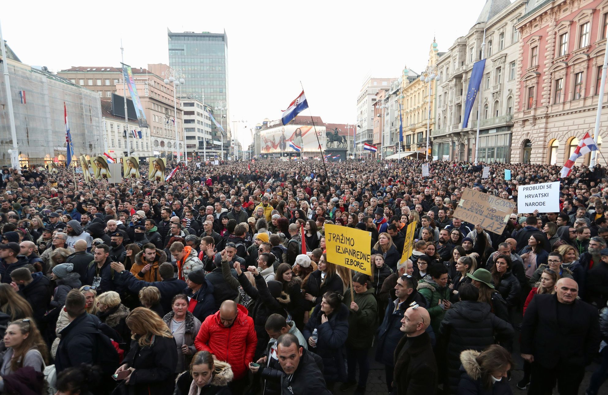 Demonstrace proti covidovým opatřením