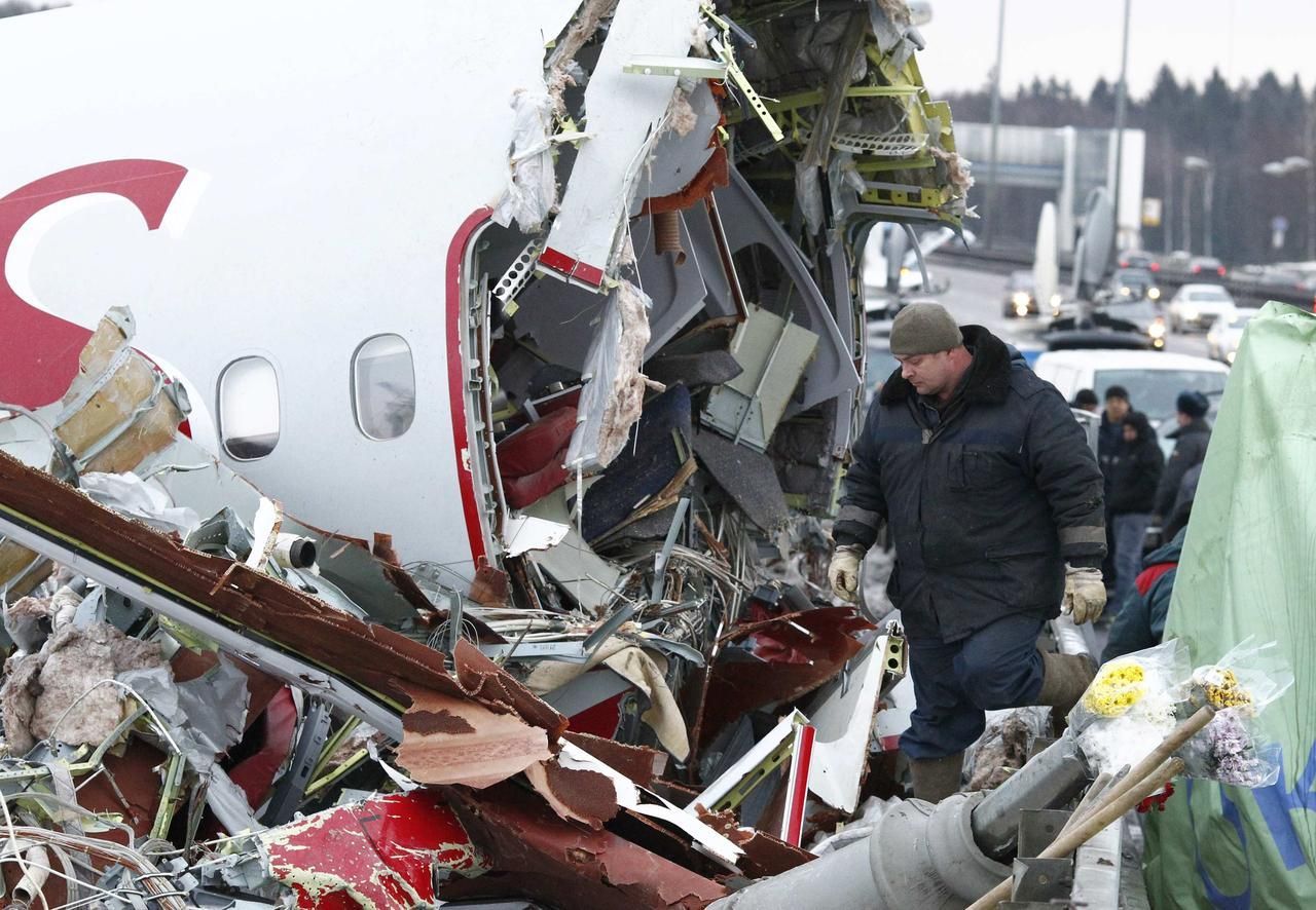 Havárie letadla z Česka - Moskva-Vnukovo