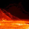 Solar Chromosphere SUMI’s instruments are designed to study magnetic fields of the sun’s chromosphere -- a thin layer of solar atmosphere sandwiched between the visible surface, photosphere and its atmosphere, the corona. Hinode, a collaborative mission of the space agencies of Japan, the United States, United Kingdom and Europe, captured these very dynamic pictures of our sun's chromosphere on Jan. 12, 2007. Image credit: JAXA/NASA