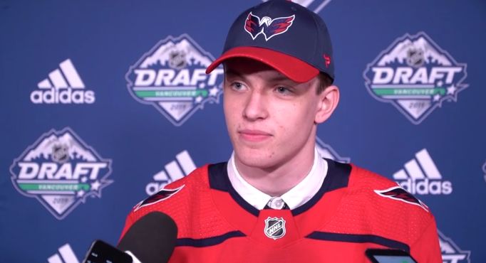 Martin Hugo Haš na draftu NHL.