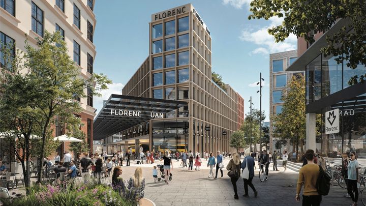 Jizva Prahy se zacelí. Město ukázalo, jak chtějí architekti přeměnit Florenc a okolí; Zdroj foto: UNIT architekti, A69 – architekti a Marko&Placemakers