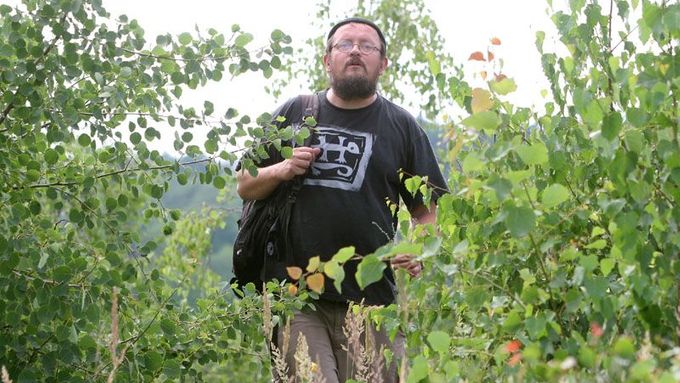 Botanist Jiří Sádlo on a mission