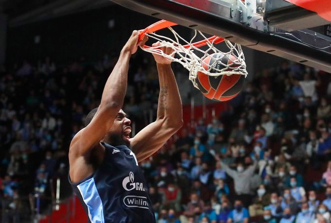 Basketbalista Zenitu Petrohrad Will Thomas