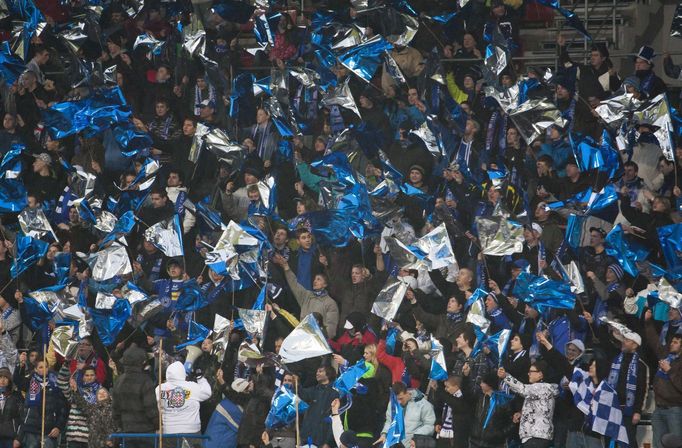 Fotbal, Gambrinus liga, Olomouc - Slavia: fanoušci Olomouce