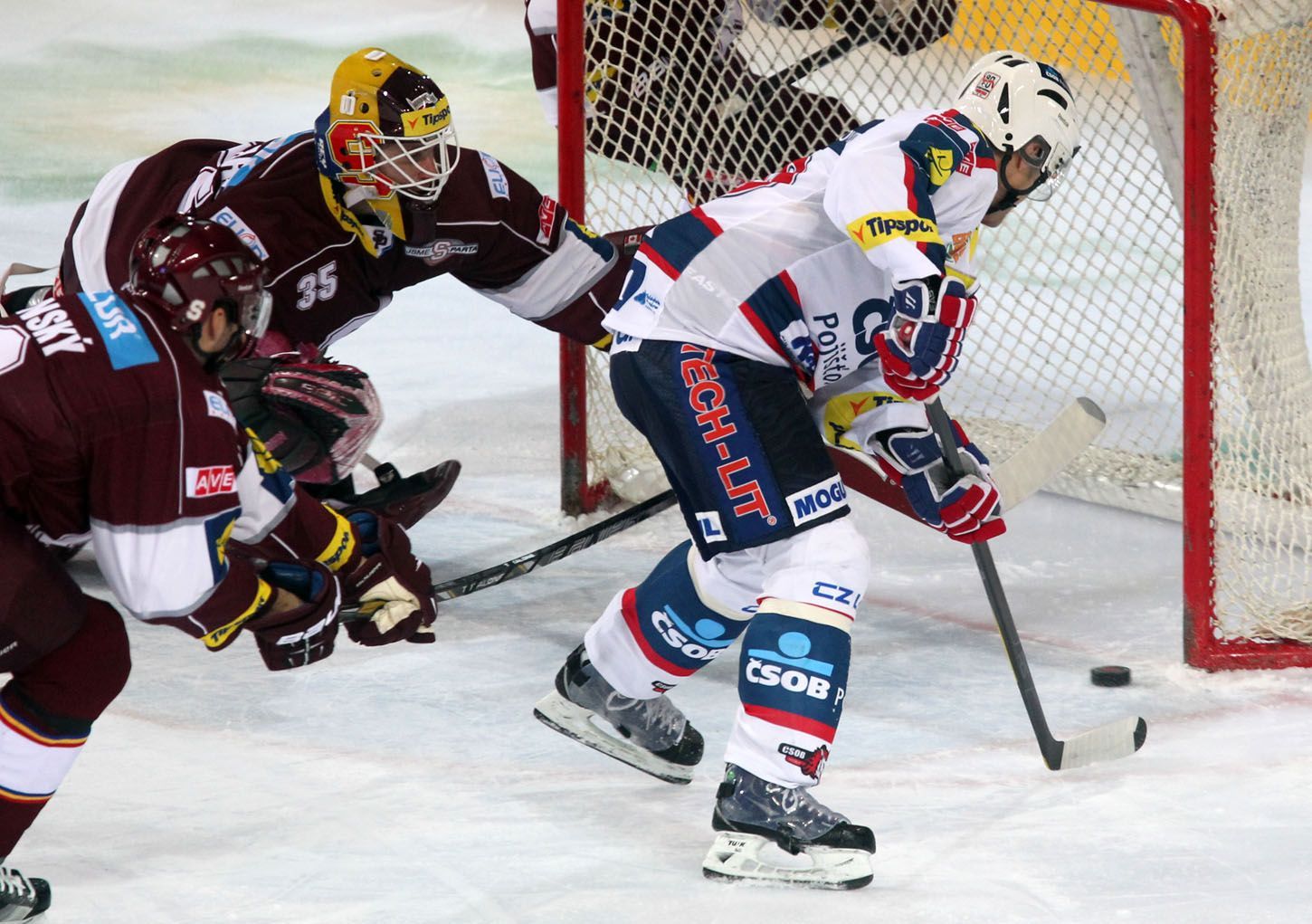 Hokejová extraliga, Sparta - Pardubice: Tomáš Rolinek - Marek Schwarz
