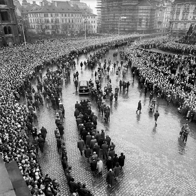 Fotografie z výstavy Jan Palach 16. - 25. 1. 1969, Spolkový dům, Kutná hora, leden a únor 2024