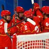 Čínské hokejistky v utkání s Japonskem na olympiádě v Pekingu 2022