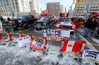 Blokáda Ottawy pokračuje už 12 dnů.