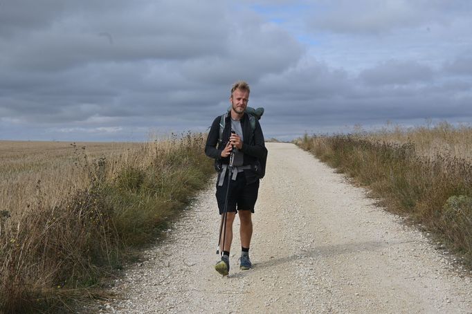 Ladislav Zibura na cestě do španělského Santiaga de Compostela