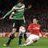 Evropská liga: Manchester United - Bilbao (Ander Iturraspe, Park Ji Sung)