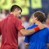 Novak Djokovič a Diego Schwartzman na US Open 2014