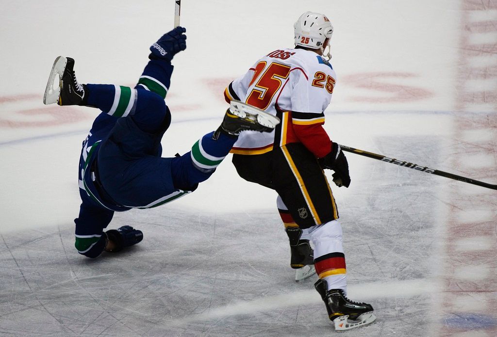 Příprava NHL: Calgary - Vancouver (Moss a Volpatti)