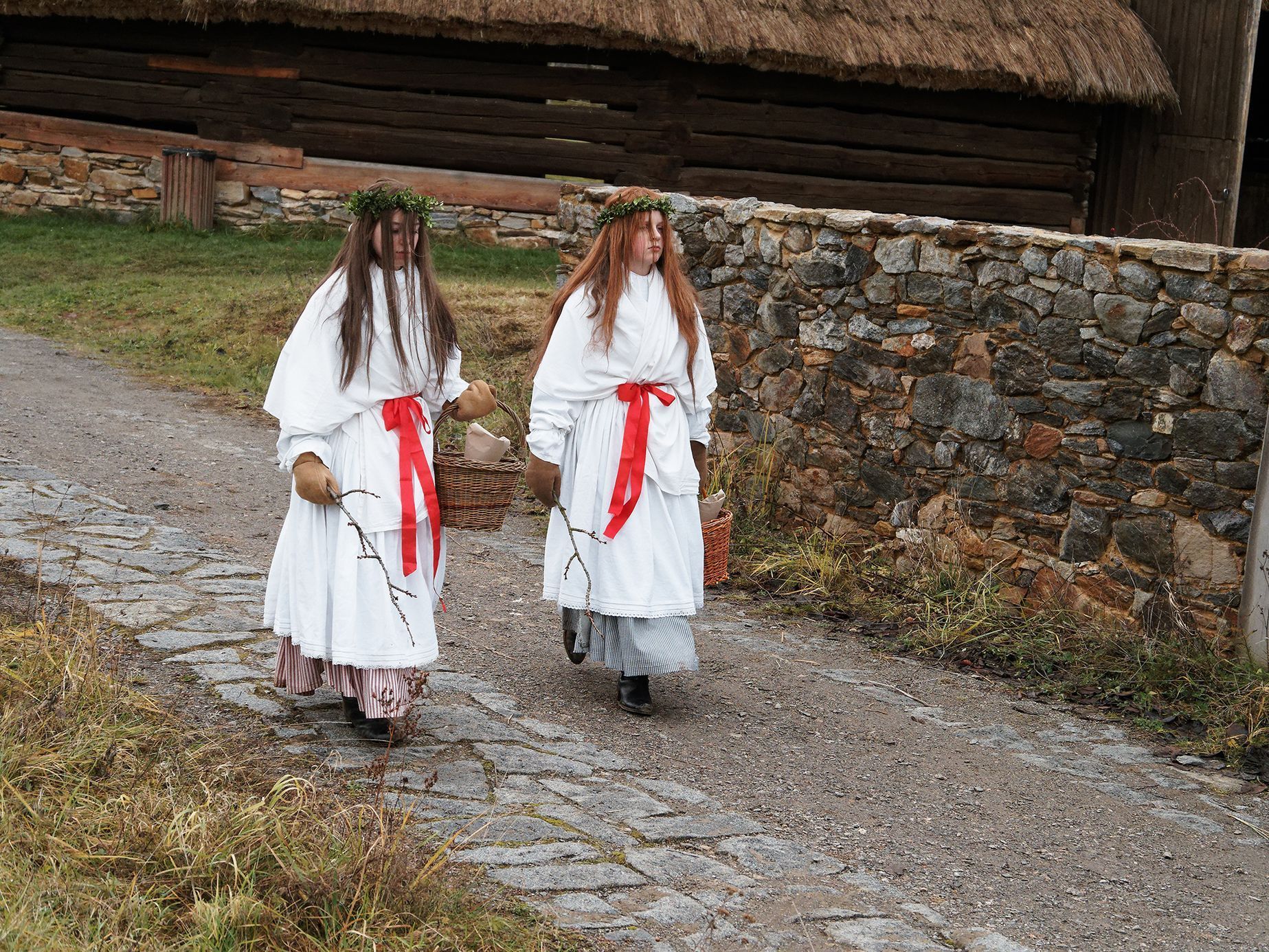 Svatomikulášská obchůzka a advent na české vesnici, Muzeum lidových staveb v Kouřimi