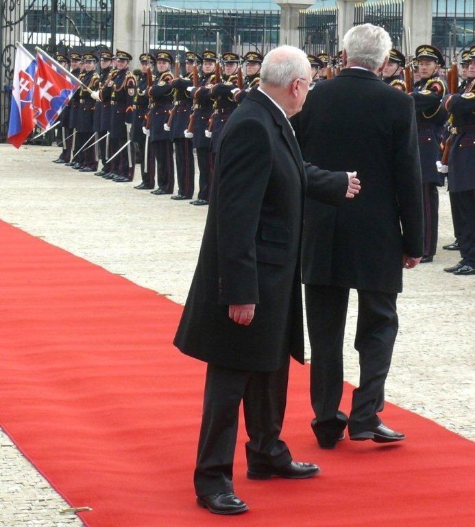 Zeman na návštěvě Slovenska