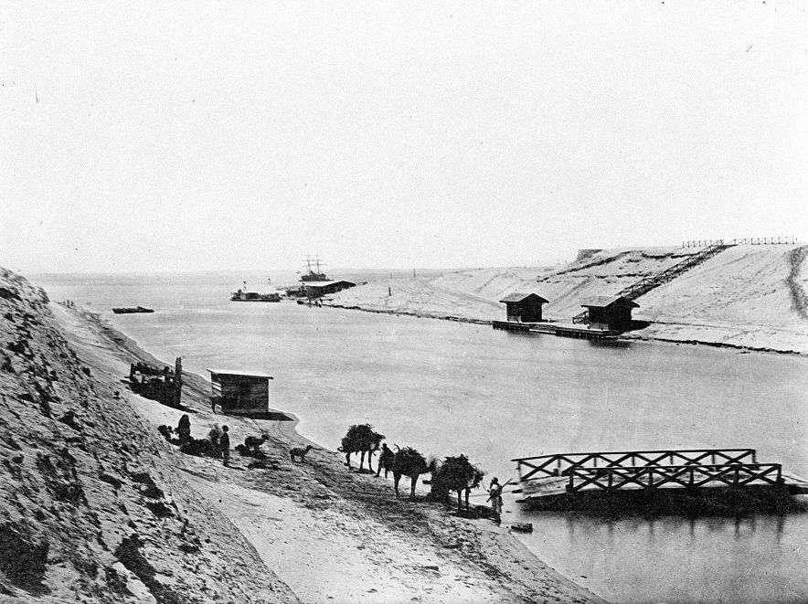 Fotogalerie / Dokončen Suezský průplav / 1869 / LOC