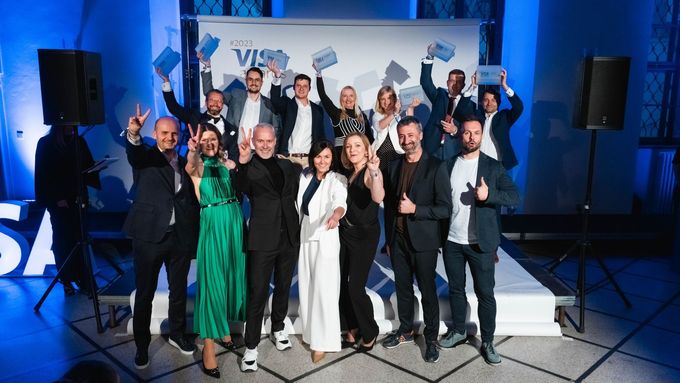 Vítězové Visa Awards 2023 a členové týmu Visa