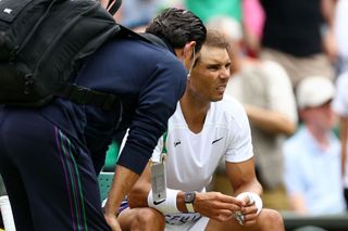 Wimbledon 2022, čtvrtfinále (Rafael Nadal)