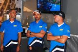 Trojice jezdců týmu Chevrolet. Zleva Menu, Muller a Huff