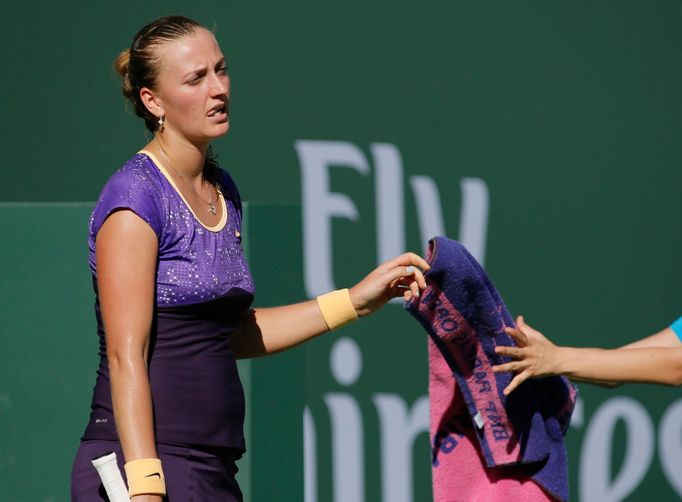 Petra Kvitová na turnaji v Indian Wells dohrála