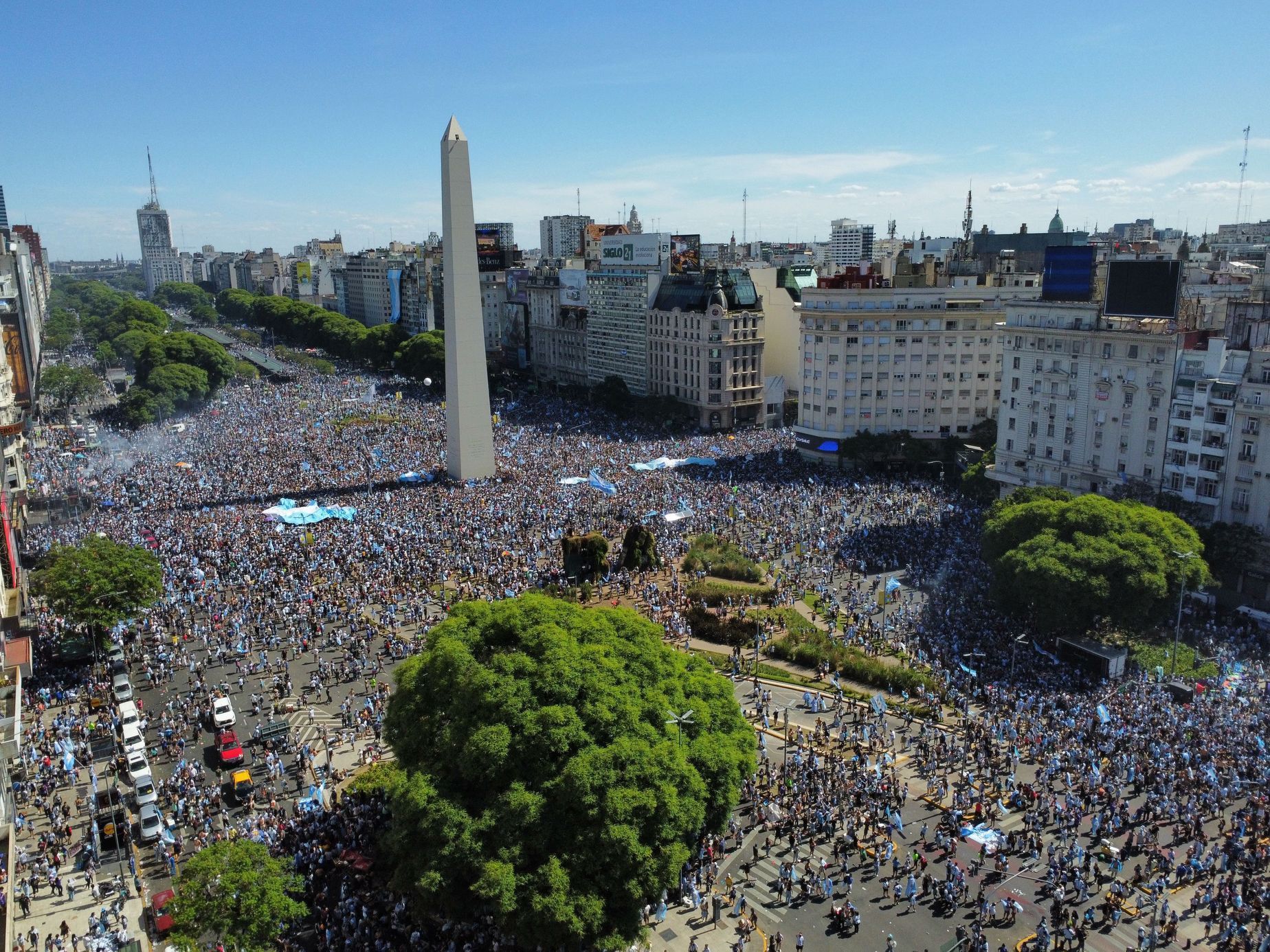 FIFA World Cup Final Qatar 2022 - Fans in Buenos Aires