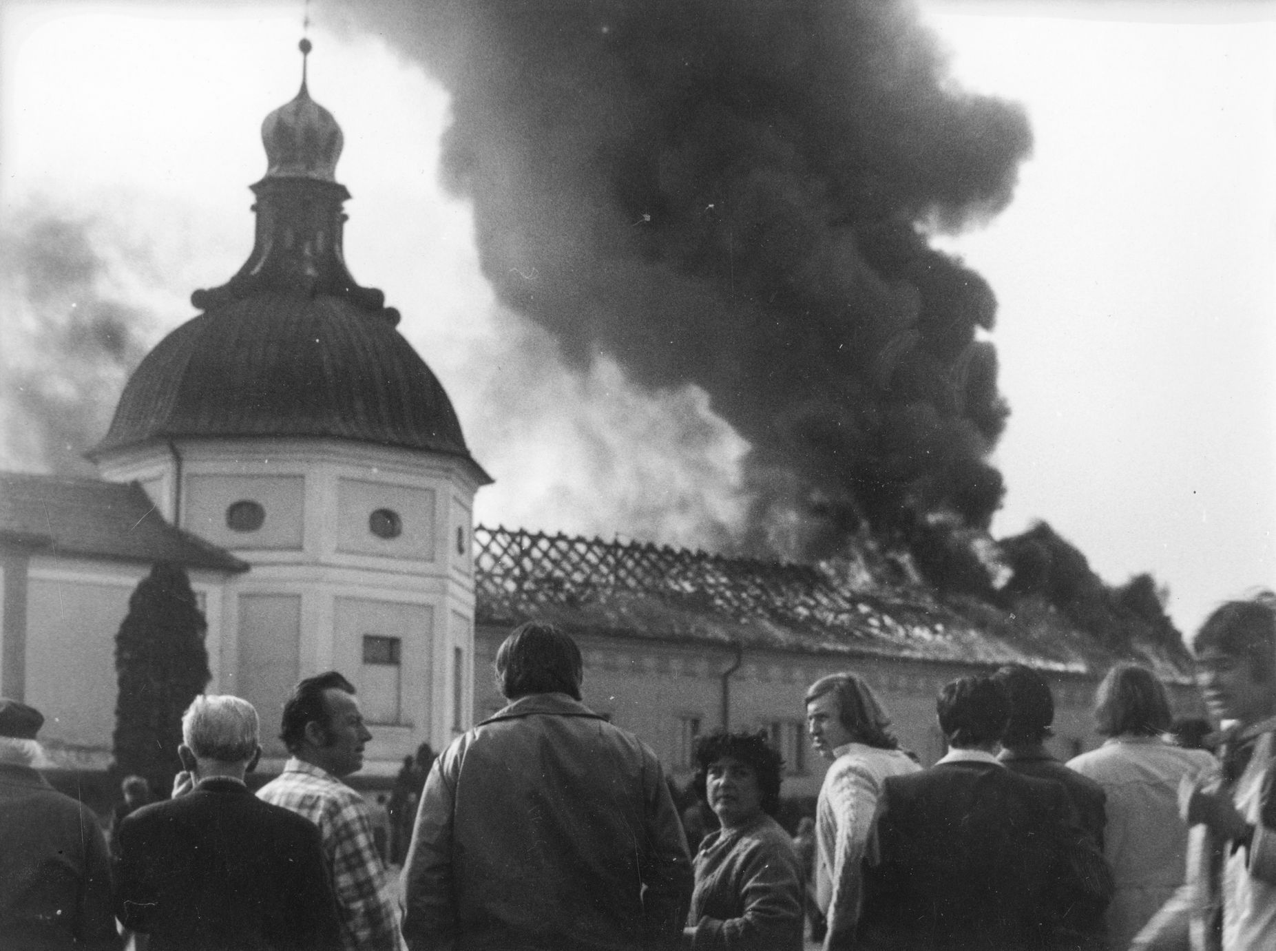 Svatá Hora, Příbram, požár, historie, výročí, poutní místo, Domácí