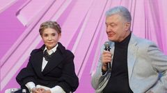 Tymoshensko and Poroshenko