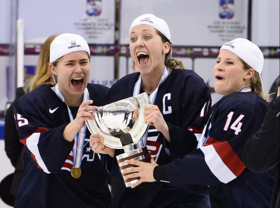 Americká ženská hokejová reprezentace. Vítěz MS 2016