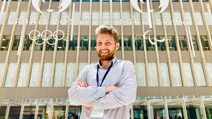 Pavel Kuba coby člen organizačního týmu na olympiádě 2024 v Paříži