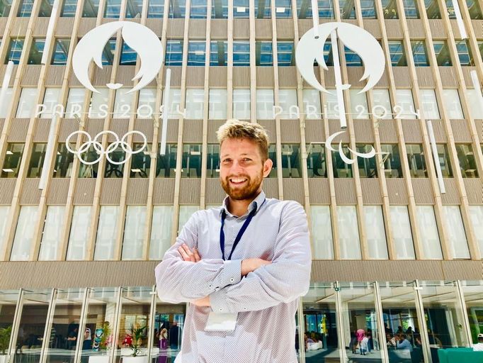 Pavel Kuba coby člen organizačního týmu na olympiádě 2024 v Paříži