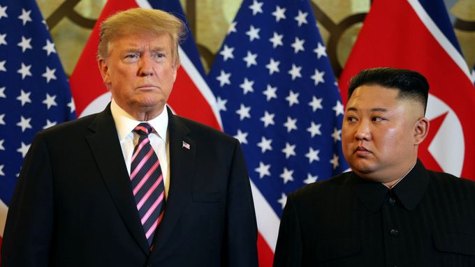 Donald Trump a Kim Čong-un.
