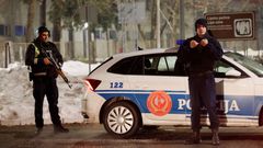 Cetinje, Černá Hora, policie