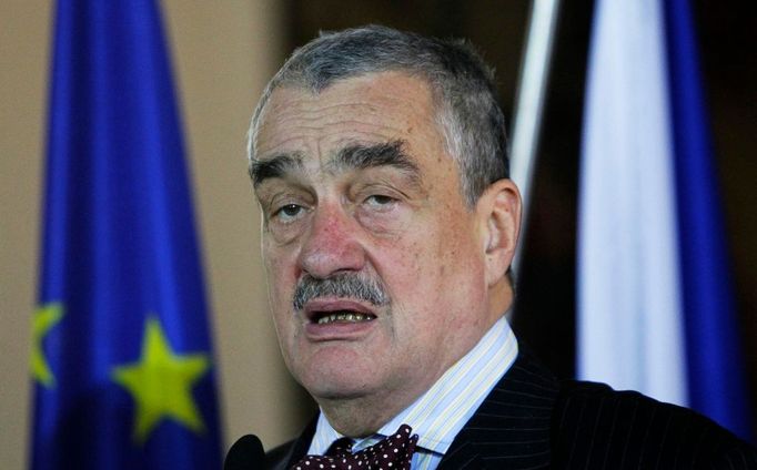 Karel Schwarzenberg, ministr zahraničí, na snímku z února 2011.