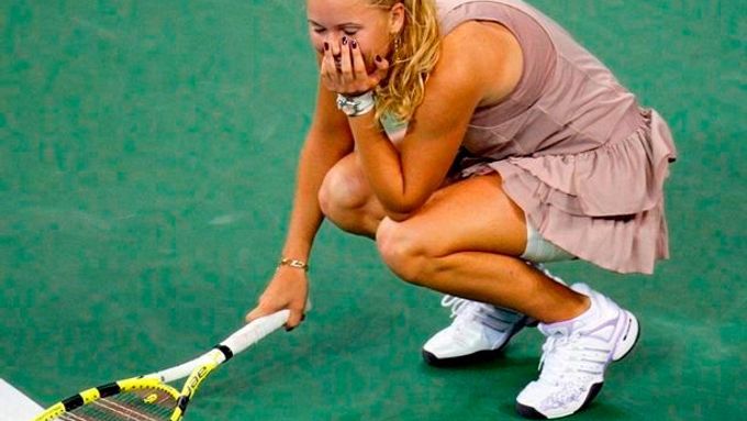 Foto z US Open: Bitvu tenisových teenagerek vyhrála Wozniacká