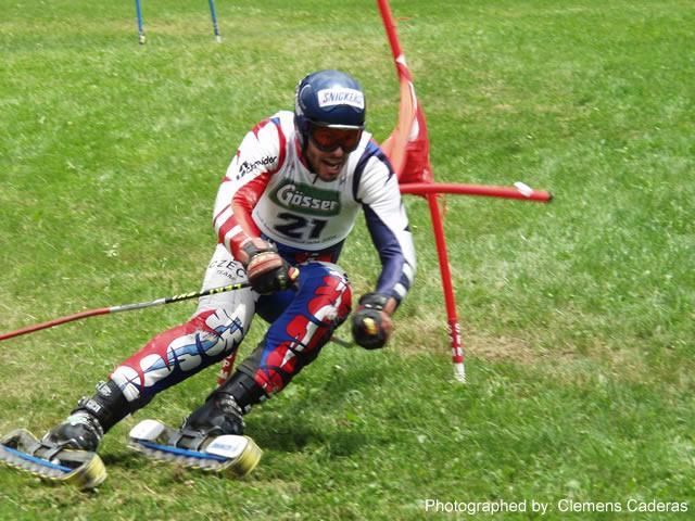 Travní lyžař Jan Němec