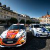 Rallye Bohemia 2019: Jan Kornhefr, Peugeot 208 R2 a Štěpán Vojtěch, Peugeot 206 WRC