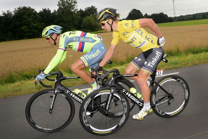 Roman Kreuziger Peter Sagan na Tour de France 2016 (4. etapa)