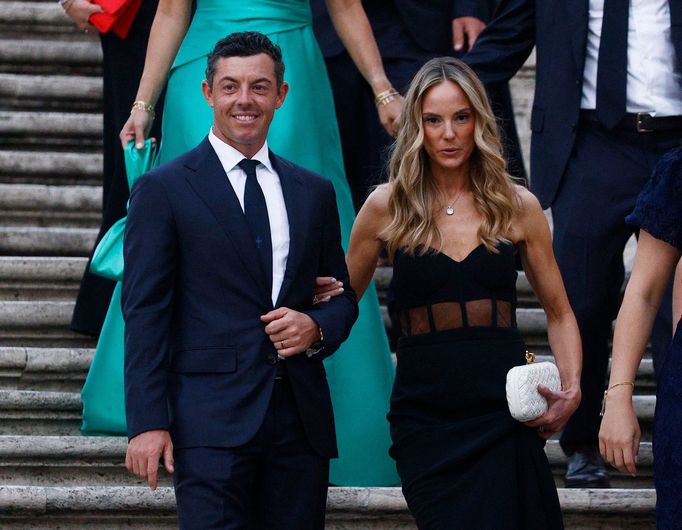 Rory McIlroy a jeho žena Erica Stoll