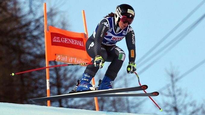 Italská lyžařka Elena Fanchiniová.