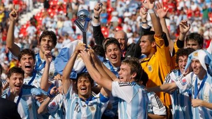Argentinská radost - Česko vs. Argentina, finále MS dvacítek.